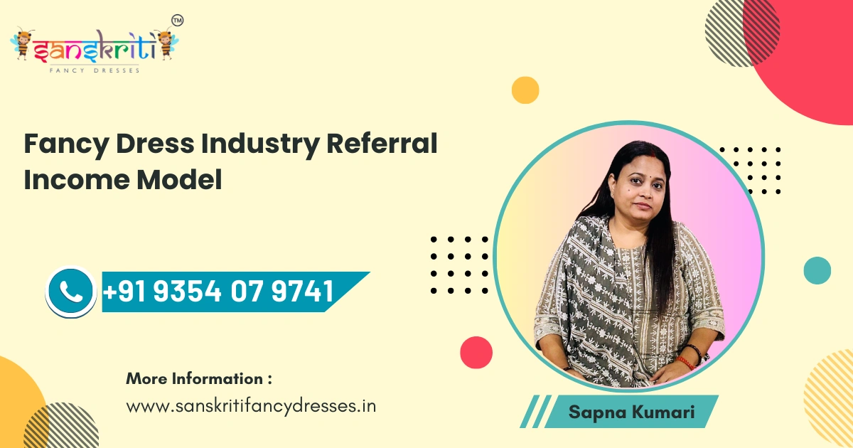 Fancy dress industry referral income earning model