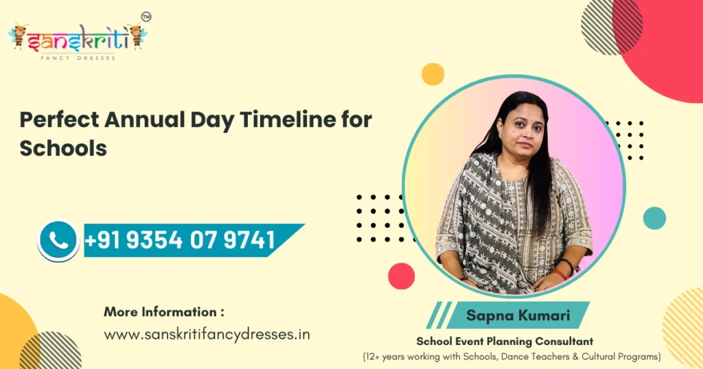 School annual day timeline planning and event flow management guide