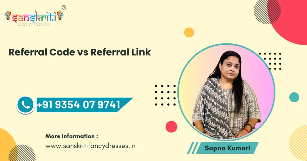 referral code aur referral link ka antar hindi me