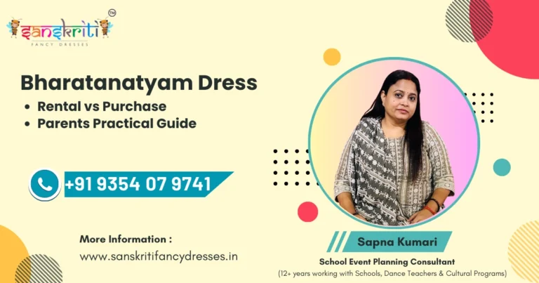 Bharatanatyam dress rental vs purchase decision guide for parents